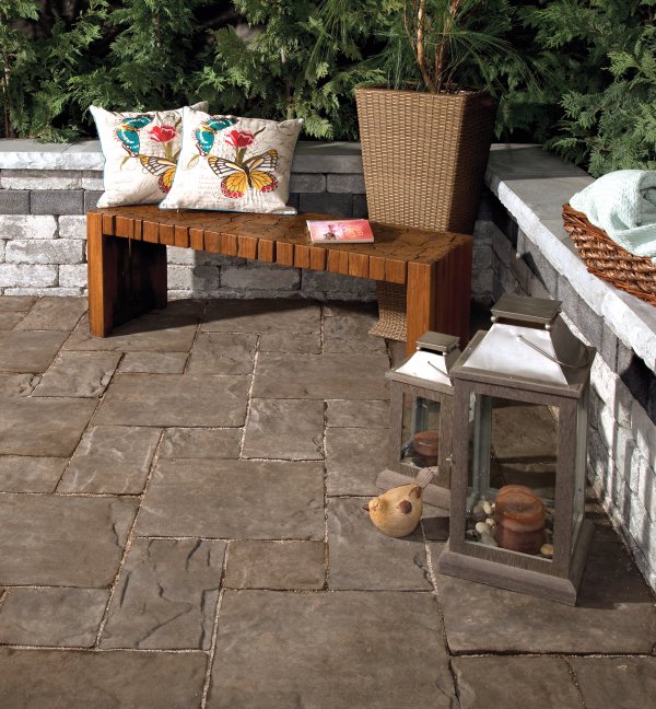 Patio by Unilock with Thornbury paver