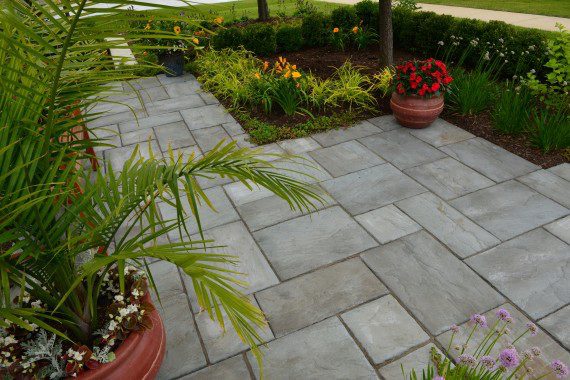 Paver Entrance and Walkway with Rivenstone Photos